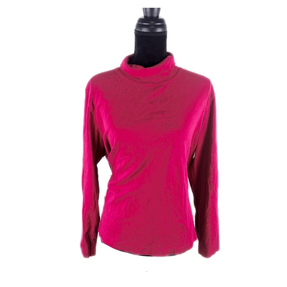 Lands End 3 Cotton Mix Womens XL Turtleneck Tops - Picture 5 of 8